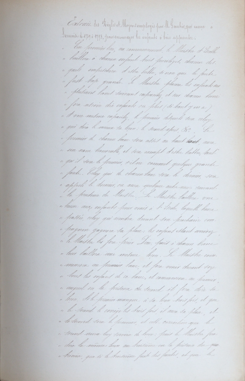 Manuscrit original de Louis Théodore Vernier, feuillet 15/24